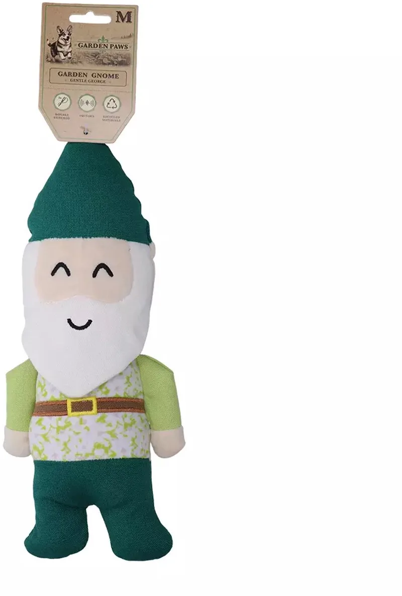 Garden Paws Hondenknuffel M - Hondenspeelgoed met Pieper - Sterk Hondenspeeltje by Hofman in Gentle George – product photo