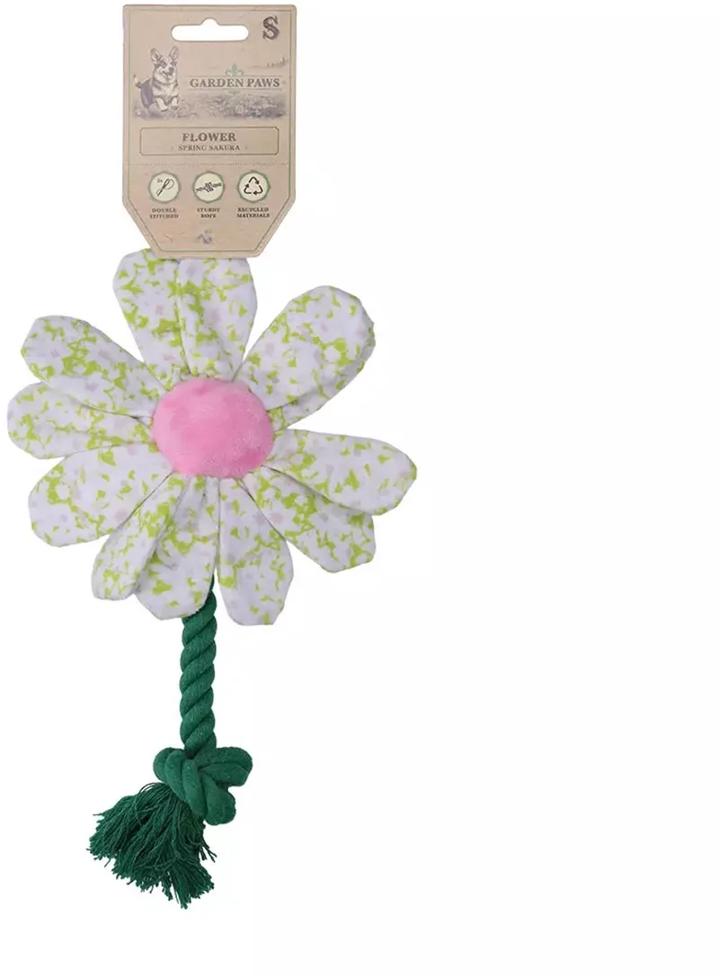 Garden Paws Trektouw S - Extra Stevig Hondentouw - Hondenspeelgoed - Scarecrow van Hofman in Spring Sakura – productfoto