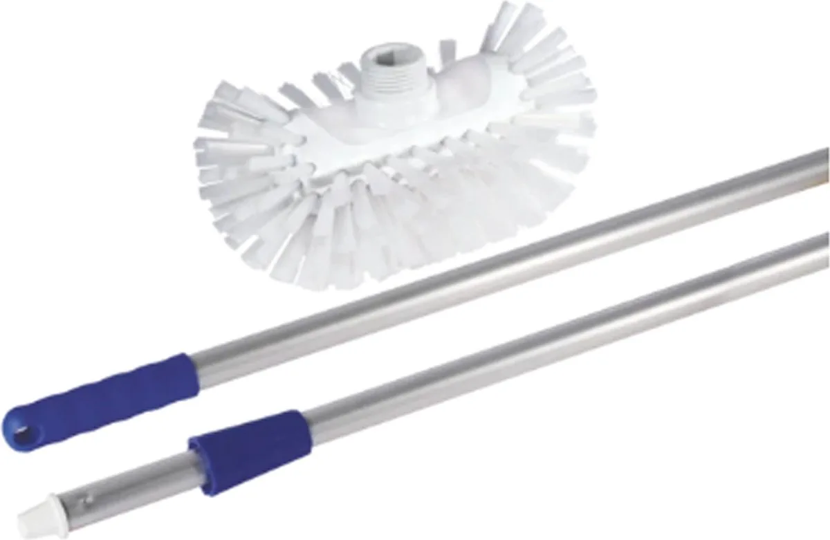 Excellent Borstel Hygiëne – Reiniging voor Melktank – 1a Hard – 20 cm de Holland Animal Care en Wit en blauw – photo produit