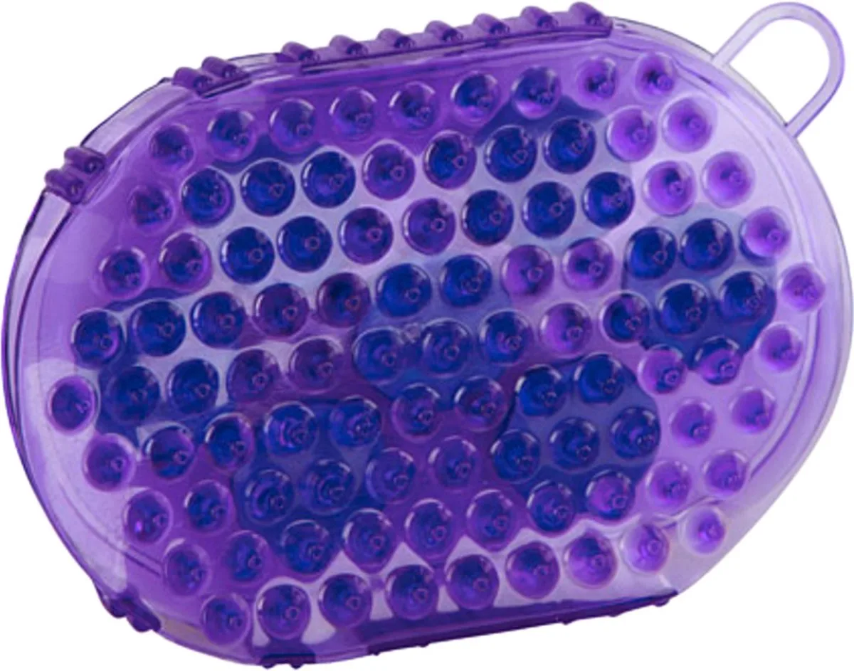Excellent Borstel magneet massage – Luxe massageborstel voor paarden – Magneet borstel met 7 RVS rollers – Aangenaam masserend effect voor uw paard – Geschikt voor paarden de Holland Animal Care en Violet – photo produit