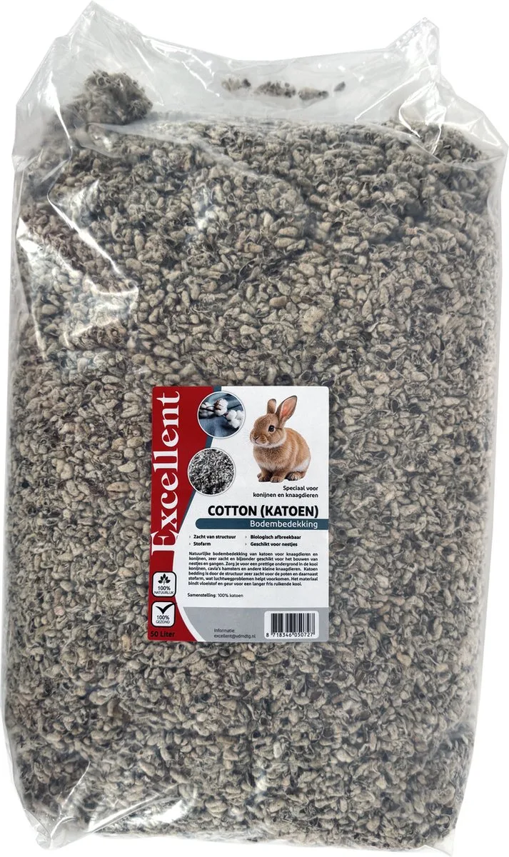 Excellent cotton (40 LTR) de Holland Animal Care – photo produit