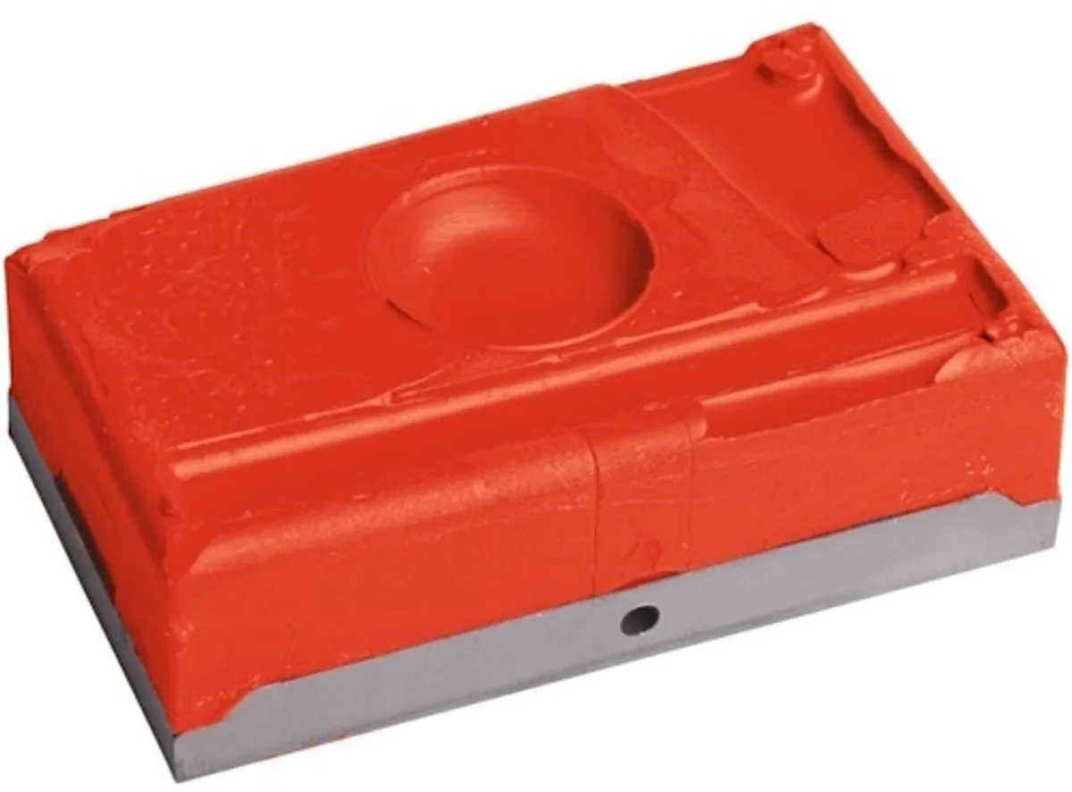 Excellent Dekblok - Prima - Kleurblok voor schapendektuig - Dekblok - Unieke samenstelling - Wax block de Holland Animal Care en Rouge – photo produit