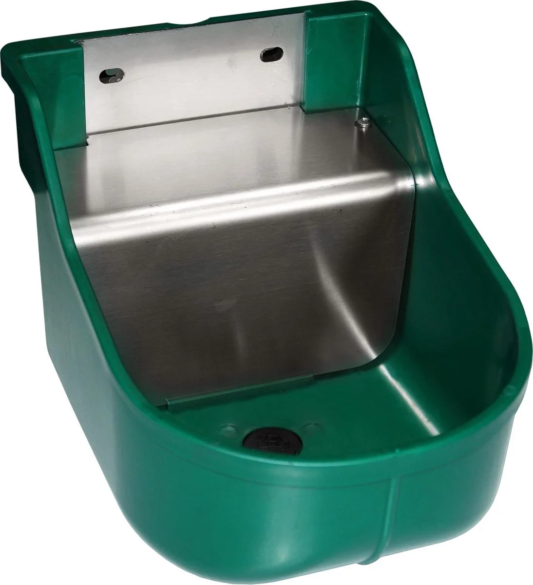 Excellent Drinkbak All Animals - 32x23x21 - 6 liter - drinkbak met vlotter - dikwandige drink container de Holland Animal Care en Vert – photo produit
