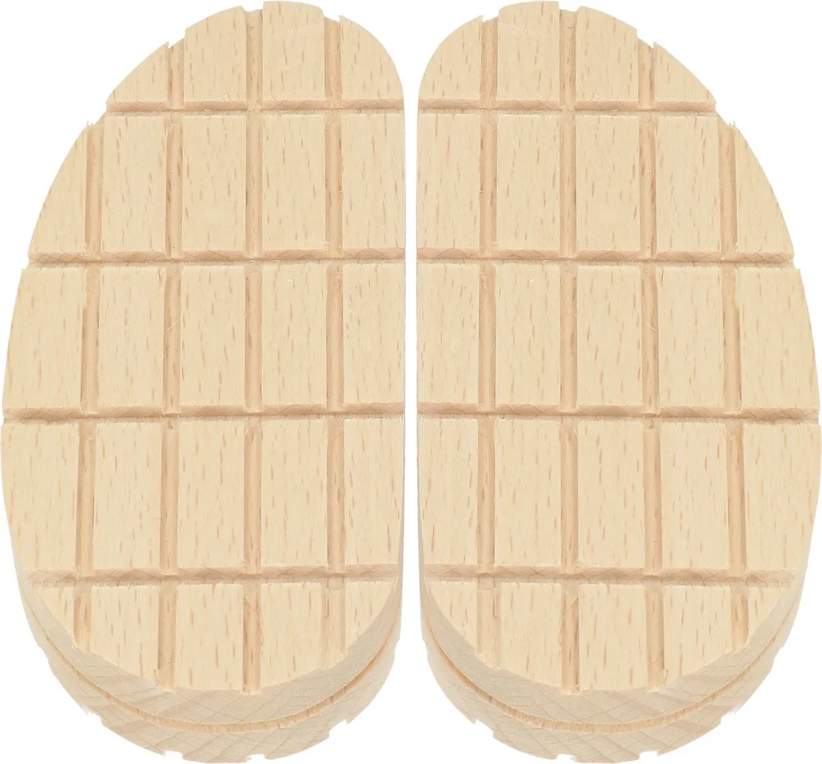 Excellent - Easy Hoof Block - Geschikt voor runderen - Voor plaatsing onder de gezonde klauwen voor vee - Splintervrij -5.5 cm Breed - 2.15 cm Dik - Beukenhout - 2 Stuks van Holland Animal Care in Hout – productfoto