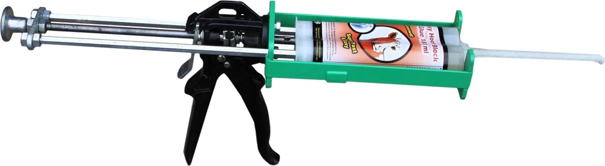 Excellent Easy hoof block pistool - 22x9x31 - Geschikt voor de meest gangbare 2-compentenlijmen - Geschikt voor runderen - Zwart van Holland Animal Care in Variërend – productfoto