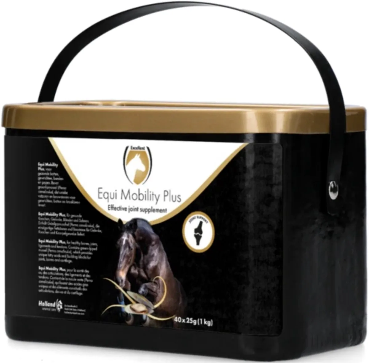 Excellent Equi Mobility Plus - Smering gewrichten - Kraakbeen - Paarden - 1 kg (40 zakjes) de Holland Animal Care – photo produit