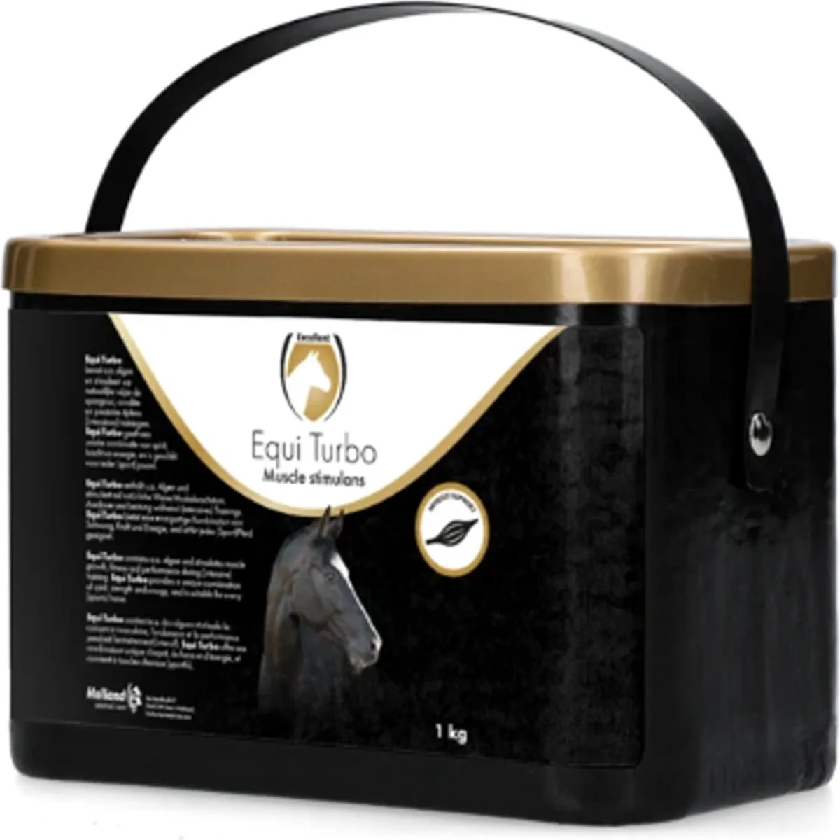 Excellent Equi Turbo Muscle Stimulans - Aanvullend diervoer - Paarden - 1 kg - Gekweekte algensoort - Spiergroei - Verhogen prestaties de Holland Animal Care – photo produit