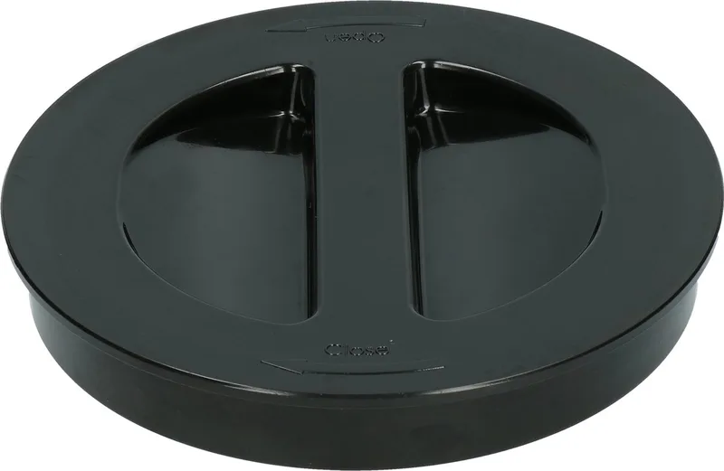 Excellent Hooi feeder dop - Deskel geschikt voor de Heuboy slowfeeder - Geschikt voor paarden de Holland Animal Care en Noir – photo produit