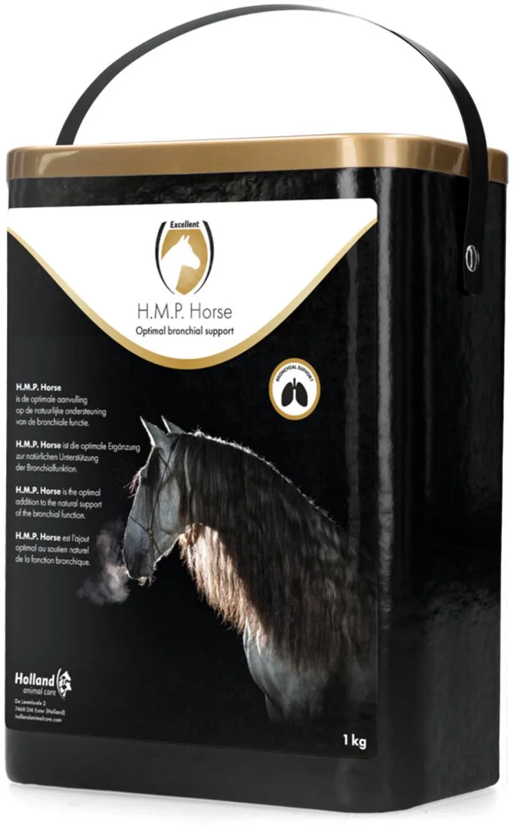 Excellent Horse H.M.P. Kruidenmix 1 kg - Paardenvoer - Paardenverzorging - Supplement paard - Ondersteunt luchtwegen fra Holland Animal Care – produktbillede