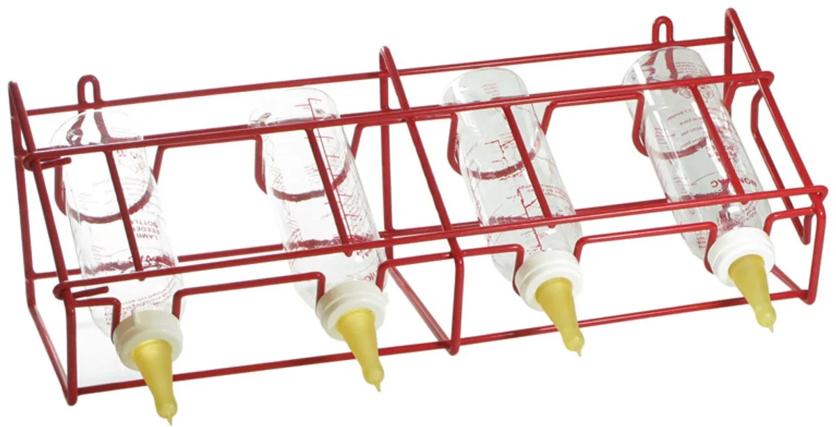 Excellent Lammerflesrek - Flessenrek - Inclusief 4 flessen - Inhoud 500 ml - Rood van Holland Animal Care in Variërend – productfoto