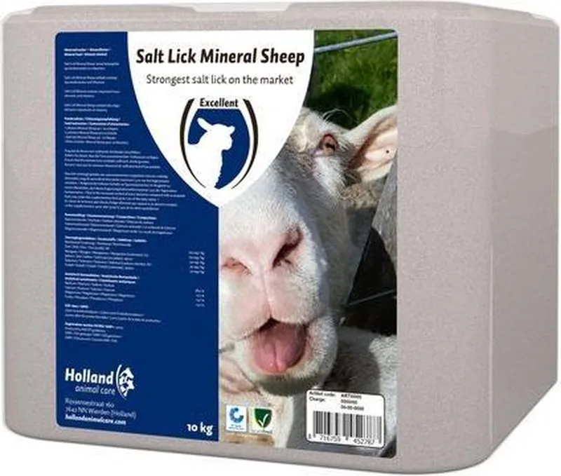 Excellent Liksteen 10 kg - Liksteen paard - Mineralen liksteen - Liksteen schaap - Rotszout by Holland Animal Care in Variërend – product photo