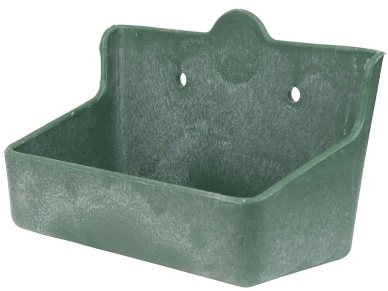 Excellent Liksteenhouder - Geschikt voor rechthoekige 2 kg Liksteen - Eenvoudig te monteren - Kunststof by Holland Animal Care in Green – product photo