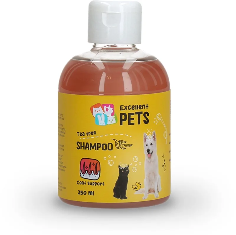 Excellent Pets Shampoo - Sterk reinigende en verzorgende concentraat shampoo - Geschikt voor honden - Tea Tree - 250 ml by Holland Animal Care – product photo