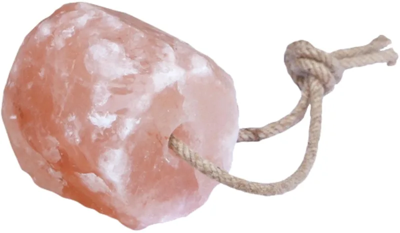 Excellent Salt Lick Himalaya 2.5 kg - Liksteen paard – Voorkomt verveling – Eenvoudig op te hangen – Zoutsteen – Natuurproduct uit de Himalaya de Holland Animal Care en Rose – photo produit