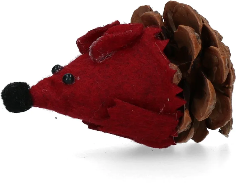 Forest Friends Mouse Red – Kattenspeeltje met Madnip - Kattenspeelgoed – Kattenkruid Kattenspeeltjes - 8 cm by Holland Animal Care in Red – product photo