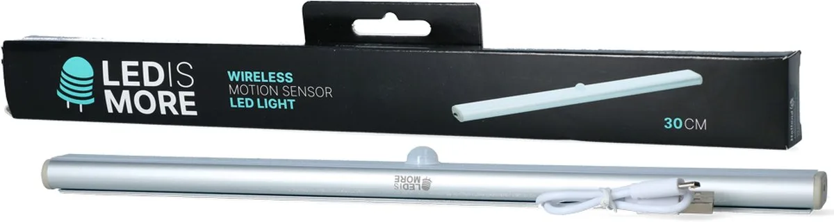 LED is more - Led lamp met bewegingssensor – Draadloos – Magnetisch – 30cm de Holland Animal Care en Argent – photo produit