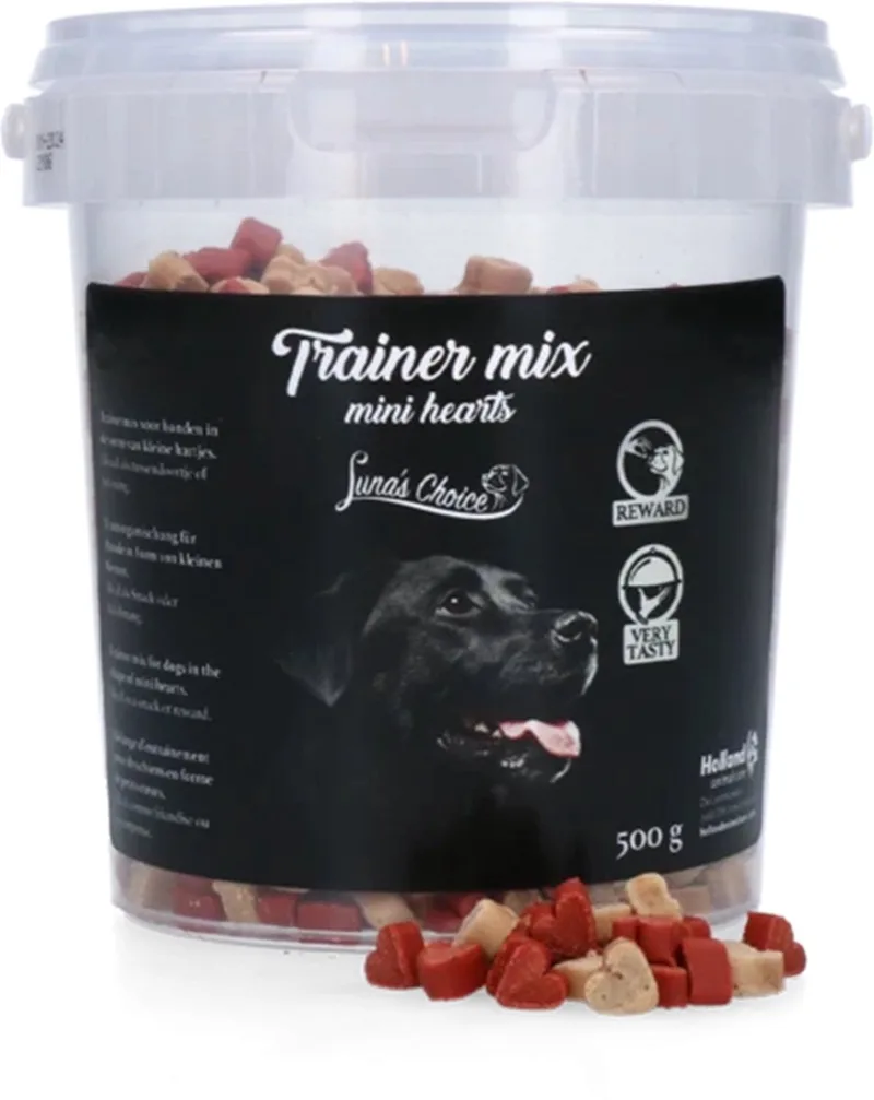 Luna’s Choice Trainermix Zalm - 500 Gram - Hondensnack voor bij de training - Hondensnoepjes – Zacht – Geen toegevoegde suikers by Holland Animal Care – product photo