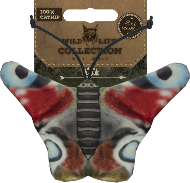 Wild Life Collection Cat - Speelgoed voor Katten - Kattenspeelgoed met Kattenkruid - Kattenspeeltjes – Knuffel met Catnip de Holland Animal Care en Dagblauwoog – photo produit