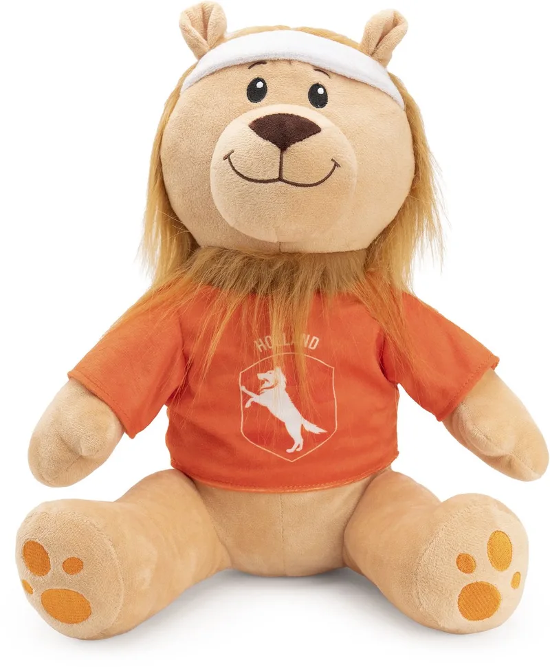 WK 2026 Oranje Hondenknuffel Leeuw - Honden speelgoed - WK Nederland - 34 cm de Holland Animal Care en L – photo produit
