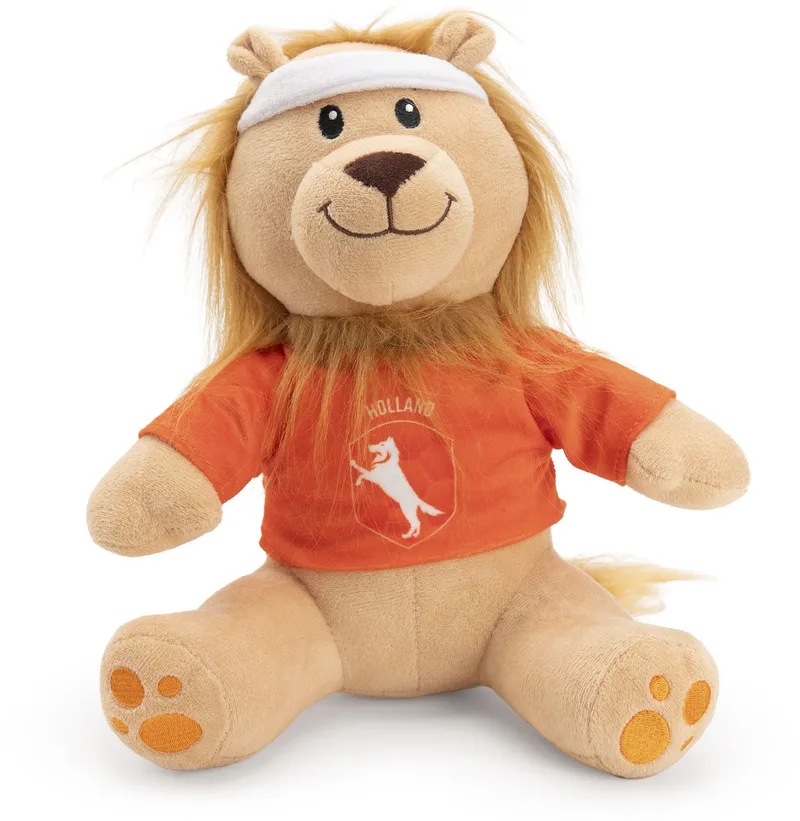 WK 2026 Oranje Hondenknuffel Leeuw - Honden speelgoed - WK Nederland - 28 cm by Holland Animal Care in M – product photo