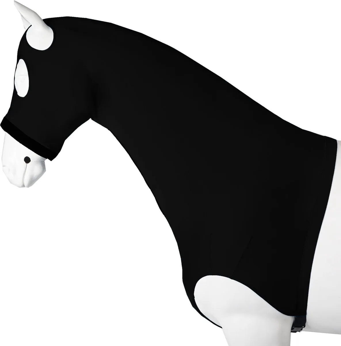 Borstbeschermer met Hals en Masker by Horka in Black – product photo