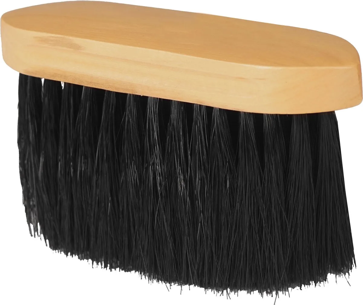 Borstel Hout Lang Zacht - One size van Horka in Zwart – productfoto
