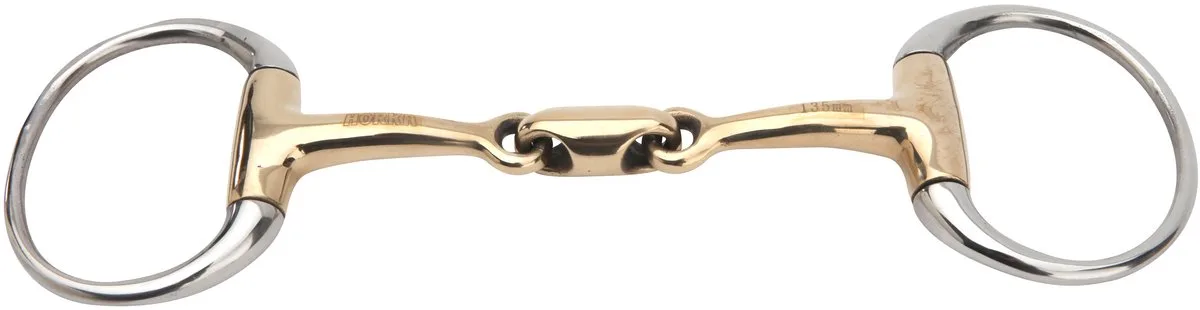 bustrens Gold Brass - 9,5 cm - dubbel gebroken - 13mm by Horka in Copper – product photo