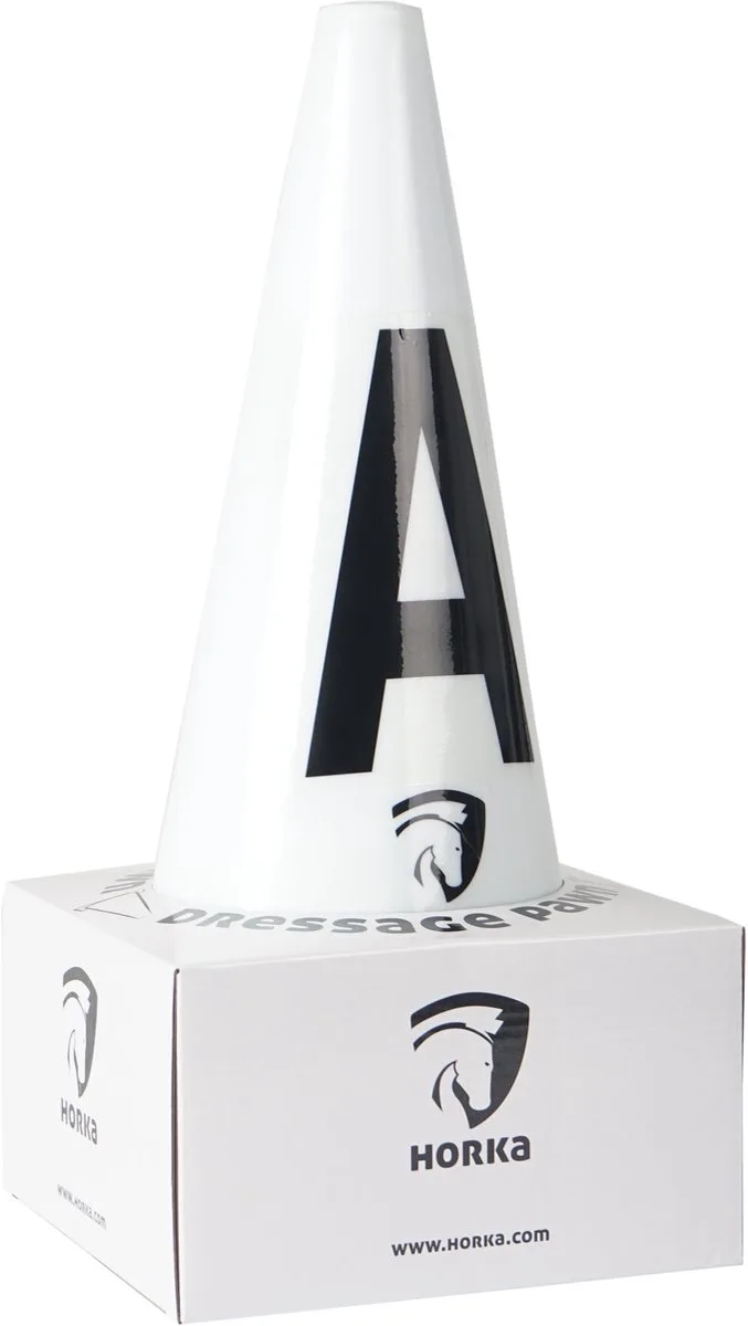 DRESSUUR PIONNEN BASIS SET VAN 8 van Horka in Wit – productfoto