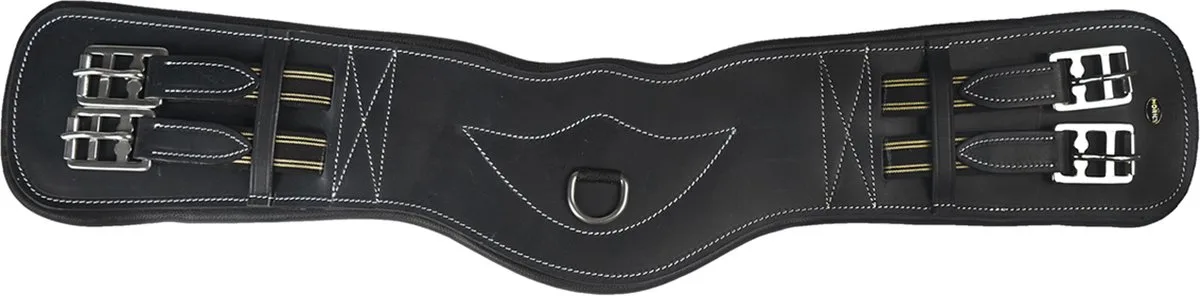 Dressuursingel Horka Leer Zwart-zilver de Horka en Noir – photo produit