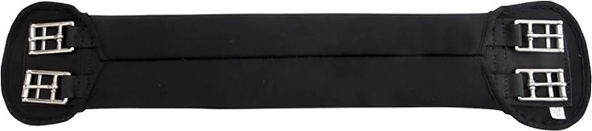 Dressuursingel Neopreen - Black-silver - 40 Cm by Horka in Black, Silver – product photo