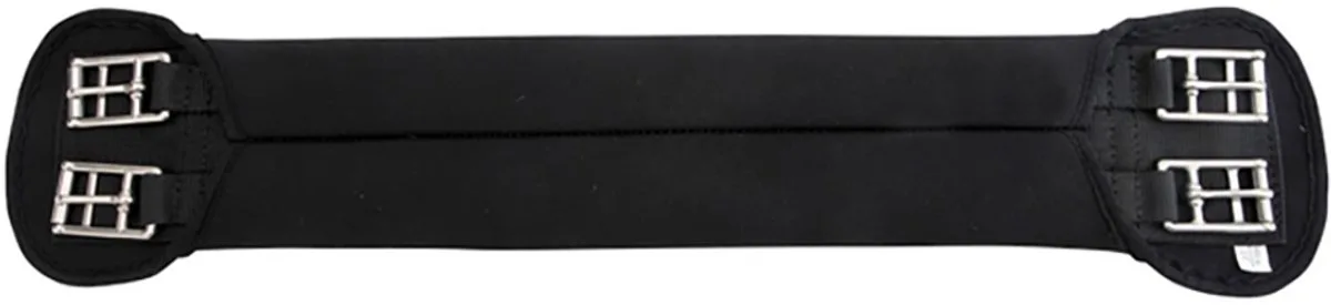 Dressuursingel Neopreen - Black-silver - 50 Cm by Horka – product photo