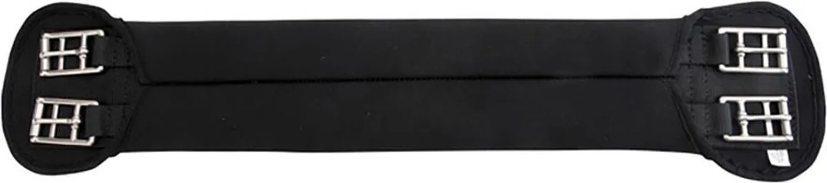 Dressuursingel Neopreen - Black-silver - 60 Cm by Horka in Black, Silver – product photo