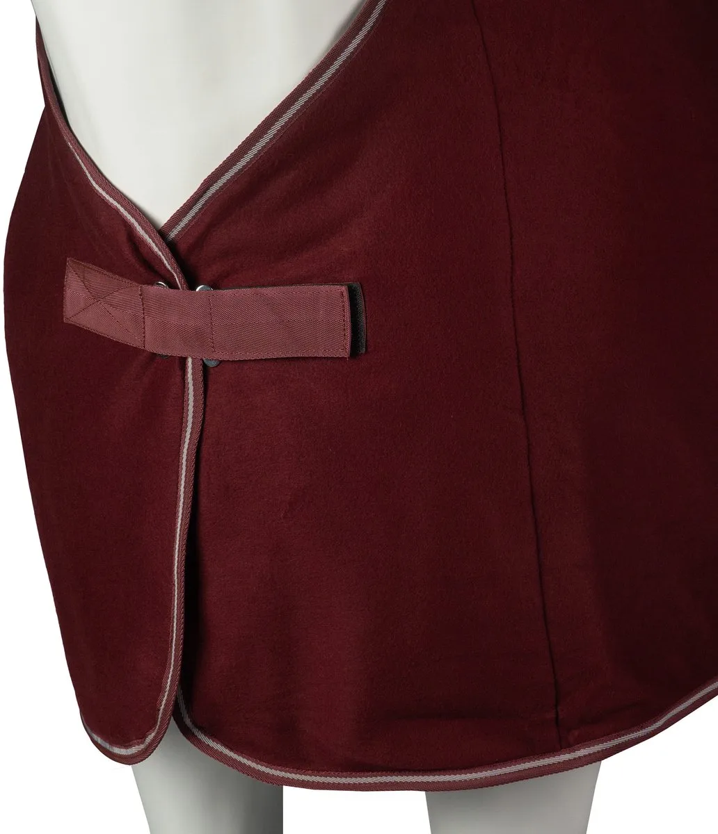 Economy Fleece Cooler Rood 155-205 cm van Horka in Bordeaux – productfoto