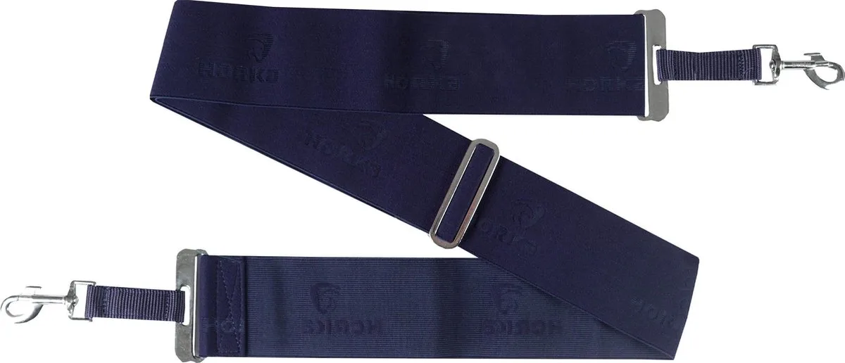 Elastische Longeerband - One Size de Horka en Bleu foncé – photo produit