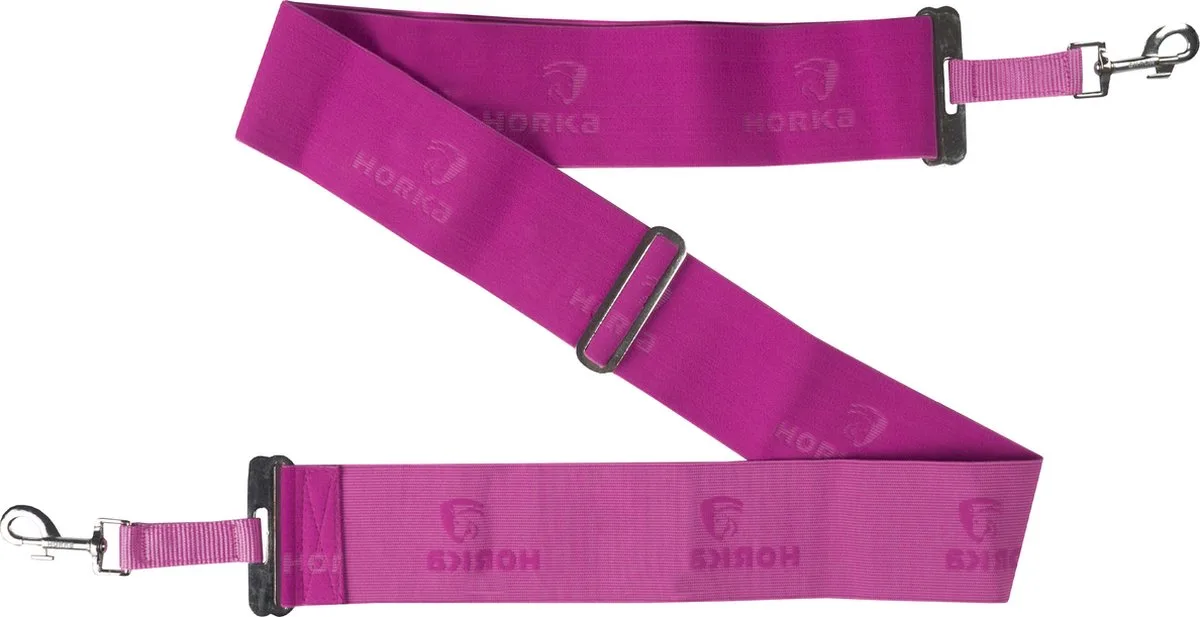 Elastische Longeerband - One Size van Horka in Roze – productfoto