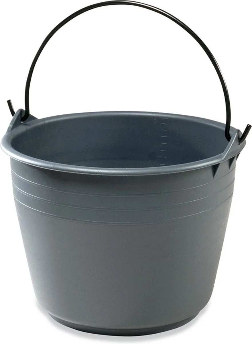 Emmer Heavy Duty 22 Liter de Horka en Noir – photo produit