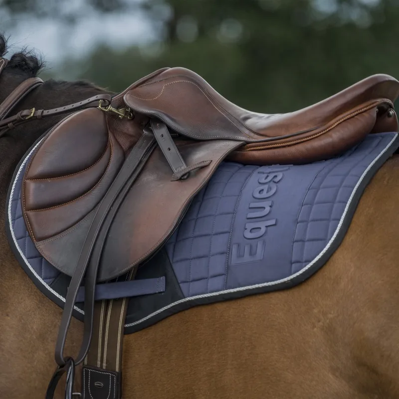 Equestrian Pro Embossed - Zadeldek CC - Antraciet - Maat Full de Horka en Anthracite – photo produit