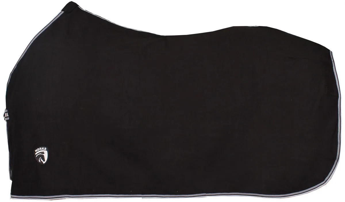 Fleece deken polar van Horka in Zwart – productfoto