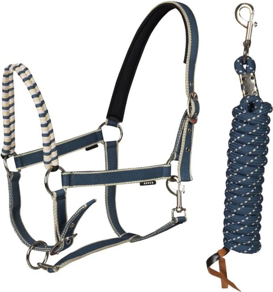 Grondwerk Summer - Pony - Steelblue - met grondwerktouw 4.2m van Horka in Blauw – productfoto