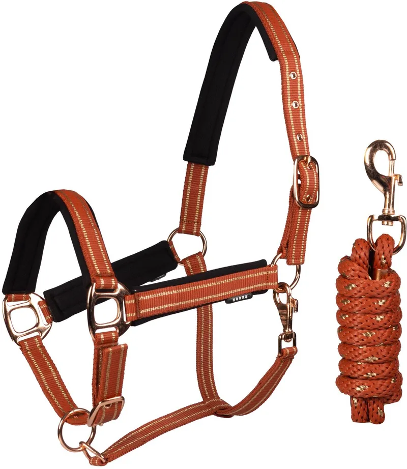 HALSTER SET DELUXE | Full van Horka in Zwart, Rose – productfoto