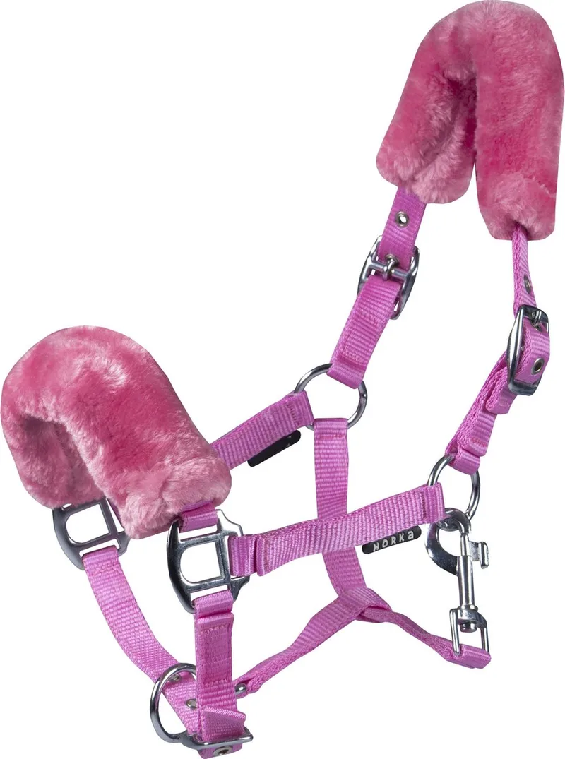 HALSTER VEULEN MET BONT by Horka in Pink – product photo