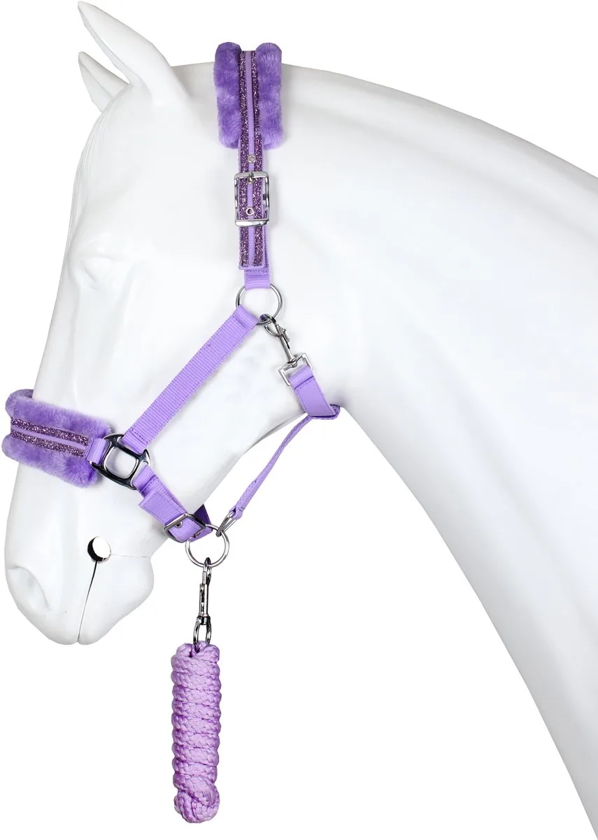 Halsterset Angel Lavendel Maat Pony by Horka in Lavender – product photo