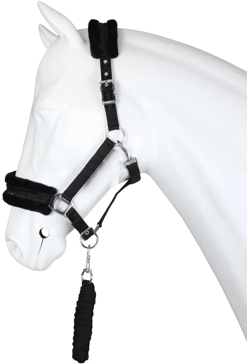 Halsterset Angel Maat Cob de Horka en Bleu – photo produit