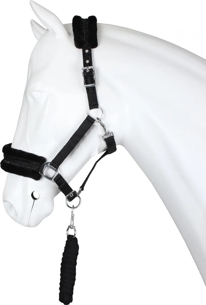 Halsterset Angel Maat Full by Horka in Black – product photo