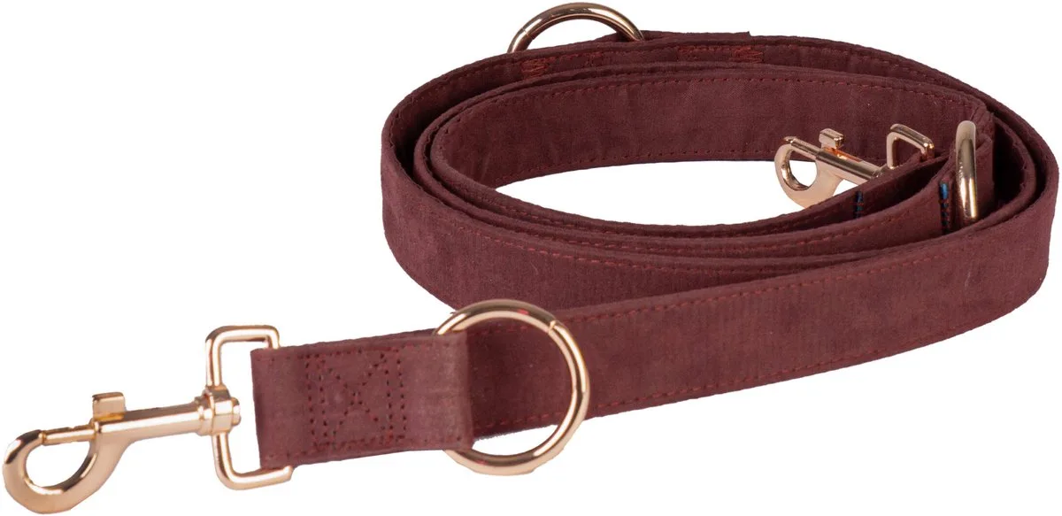 Hondenlijn Velvet van Horka in Deep ruby – productfoto