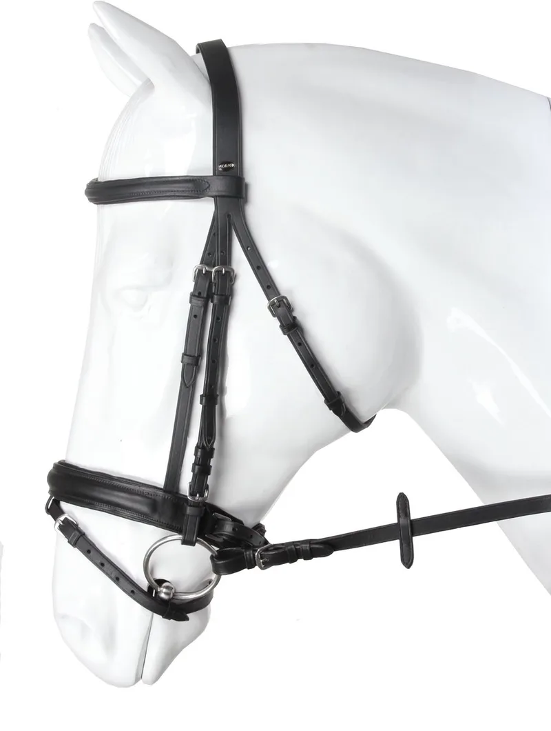 HOOFDSTEL CARAN PONY by Horka in Black, Silver – product photo