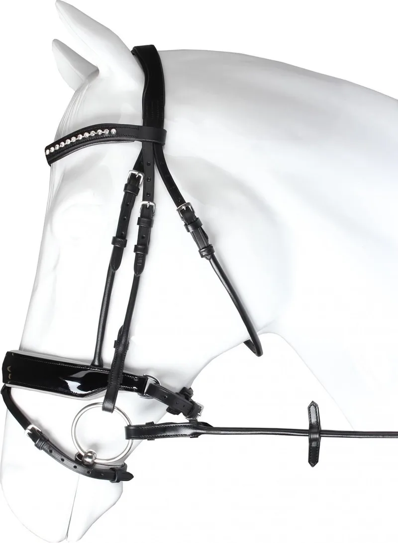 Hoofdstel Favorit Pony by Horka in Black – product photo