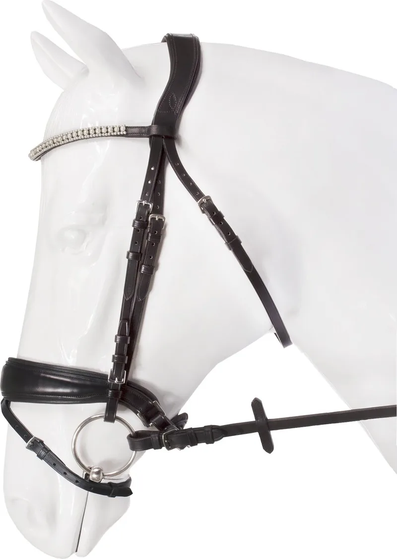 Hoofdstel Gipsy Zweeds Leer Full by Horka in Black – product photo