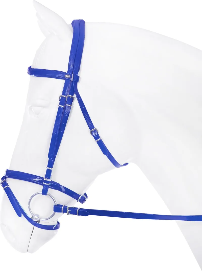 Hoofdstel Pvc Flashy - middel by Horka in Middenblauw – product photo