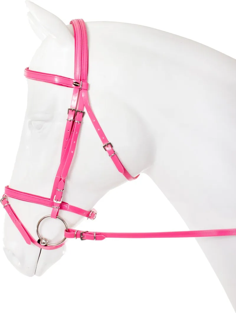 Hoofdstel Pvc Flashy - paard by Horka in White – product photo